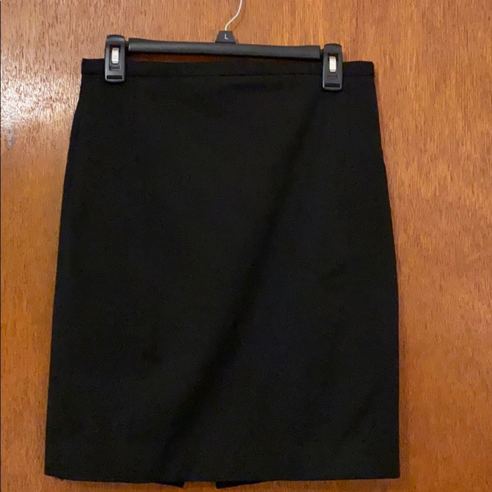 Black pencil skirt